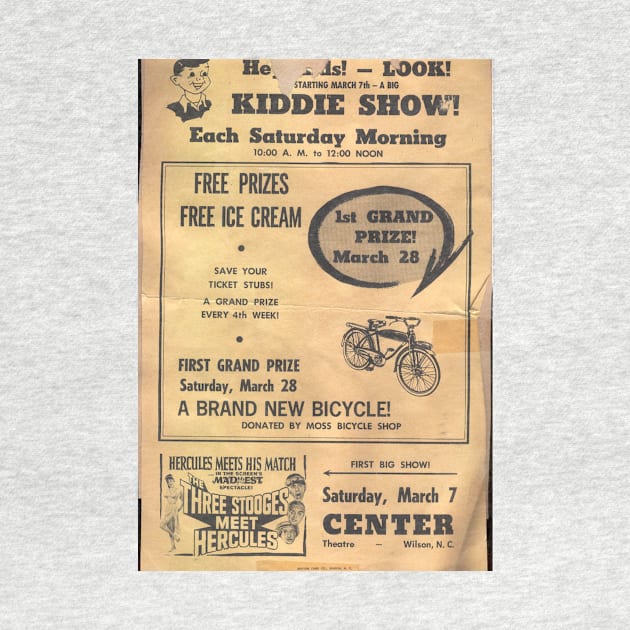 Center Theater Kiddie Matinee Flyer by greenporker